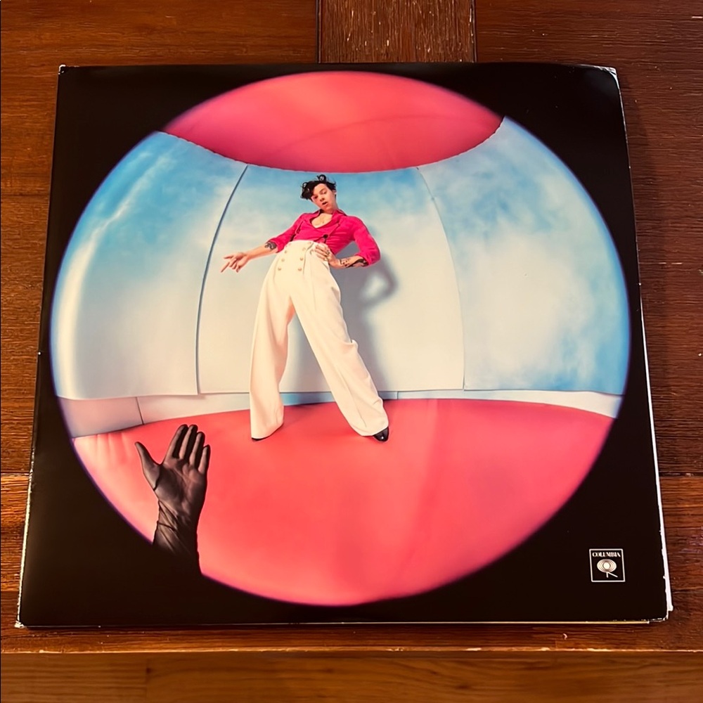 Colorful HARRY STYLES Vinyl Record, And Poster